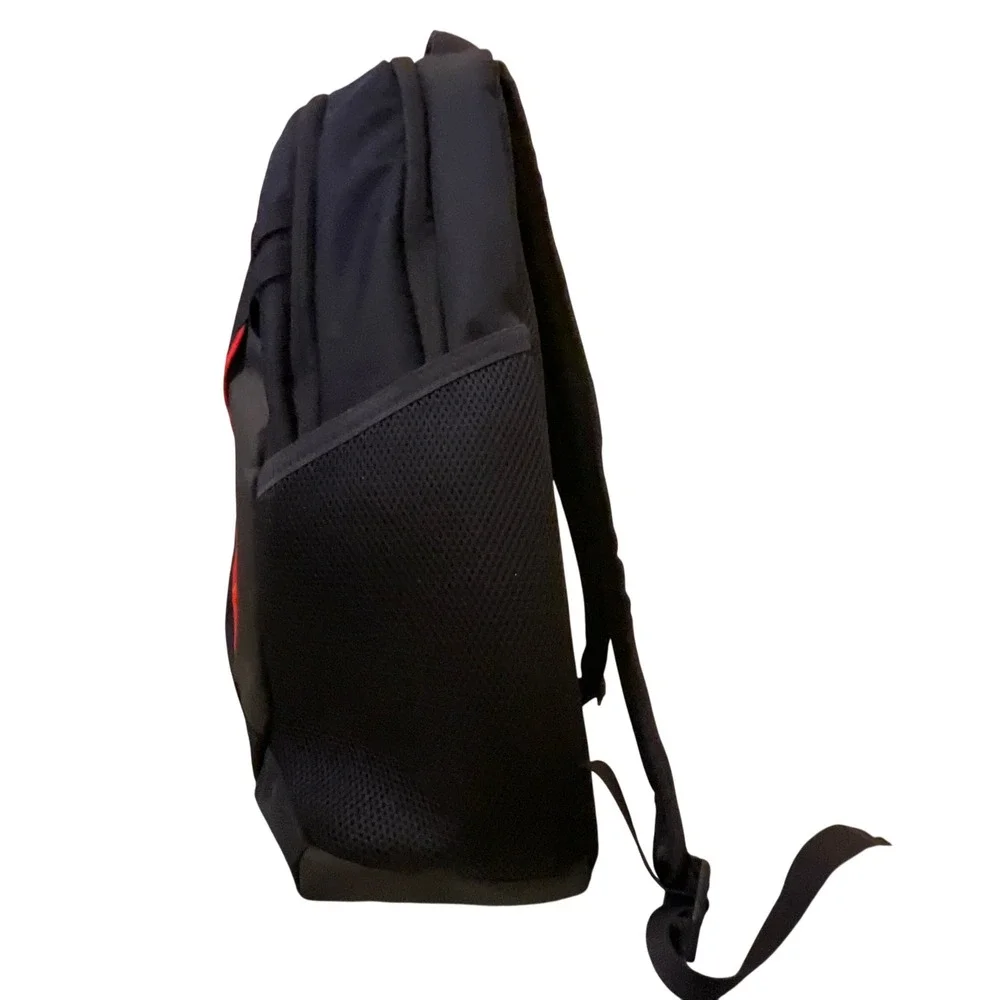 Under Armour Hustle 5.0 Backpack Navy Red‎ UA Storm Water Repellent Laptop